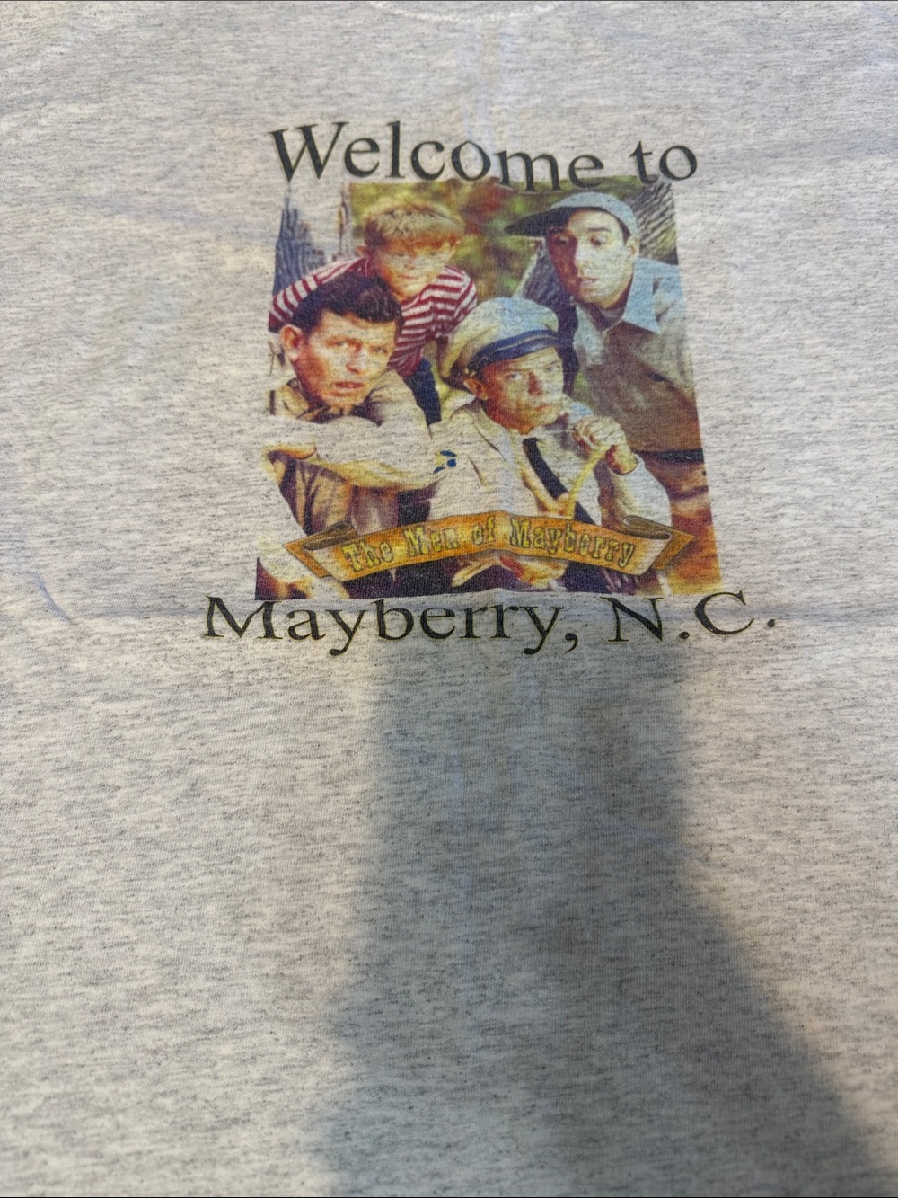Mayberry Graphic  T-Shirt - Light Gray